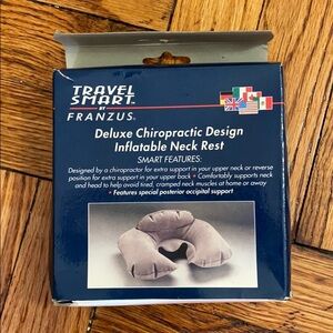 New Travel Smart deluxe inflatable neck rest